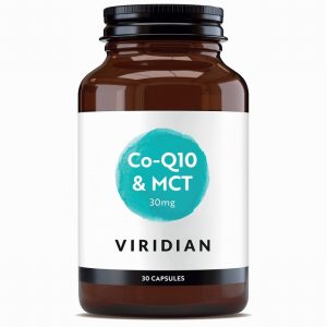 Viridian Co-enzyme Q10 30mg with MCT – 30 Veg Caps
