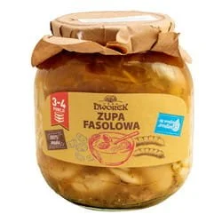 Dworek ZUPA FASOLOWA Z MIĘSEM I KIEŁBASĄ 680 G