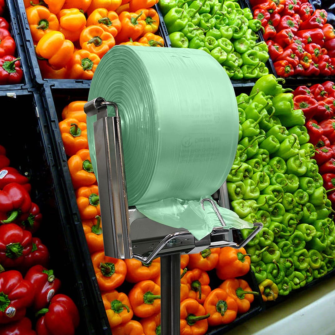 Produce Bags 100% Recycled Pull-N-Pak Roll Bags – 3000/case