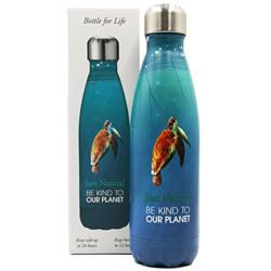 S/Steel Drinks Bottle Turtle 500ml
