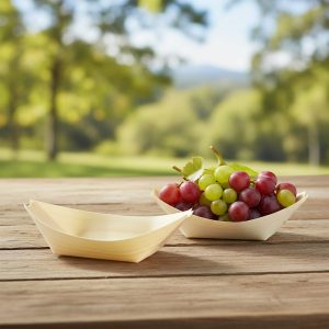 Medium Wooden Food Boat – 2.5oz (Case of 800)