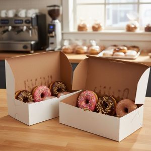 White Non-Window Bakery Boxes 6.25 x 3.75 x 2.25 in – 250/case