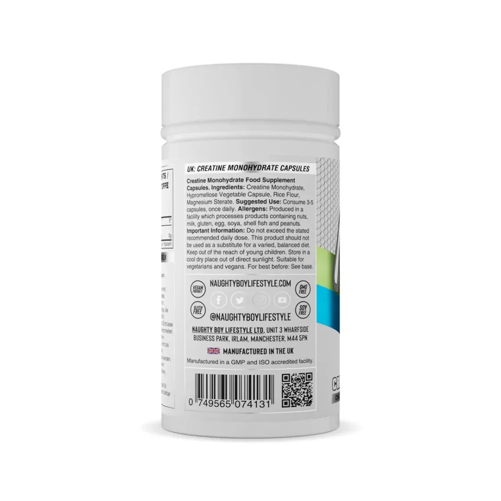 Naughty Boy Creatine Capsules - Image 3