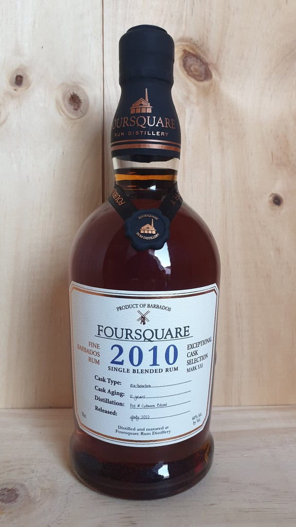 Foursquare 2010 Cask Strength Single Blended Rum 60%