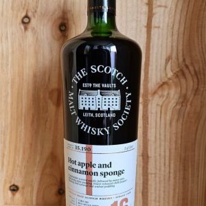 Glen Moray 2001 “Hot apple and cinnamon sponge” SMWS 35.190 16 Year Old 59.5% – Private Sale