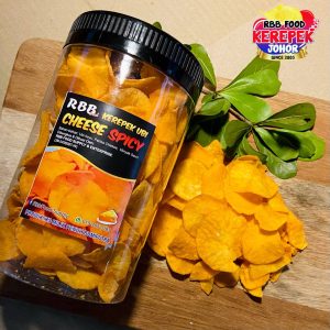 ‘RBBFOOD’ Kerepek Ubi Perisa Keju (Cheese Flavoured Tapioca Chips – 300gm )