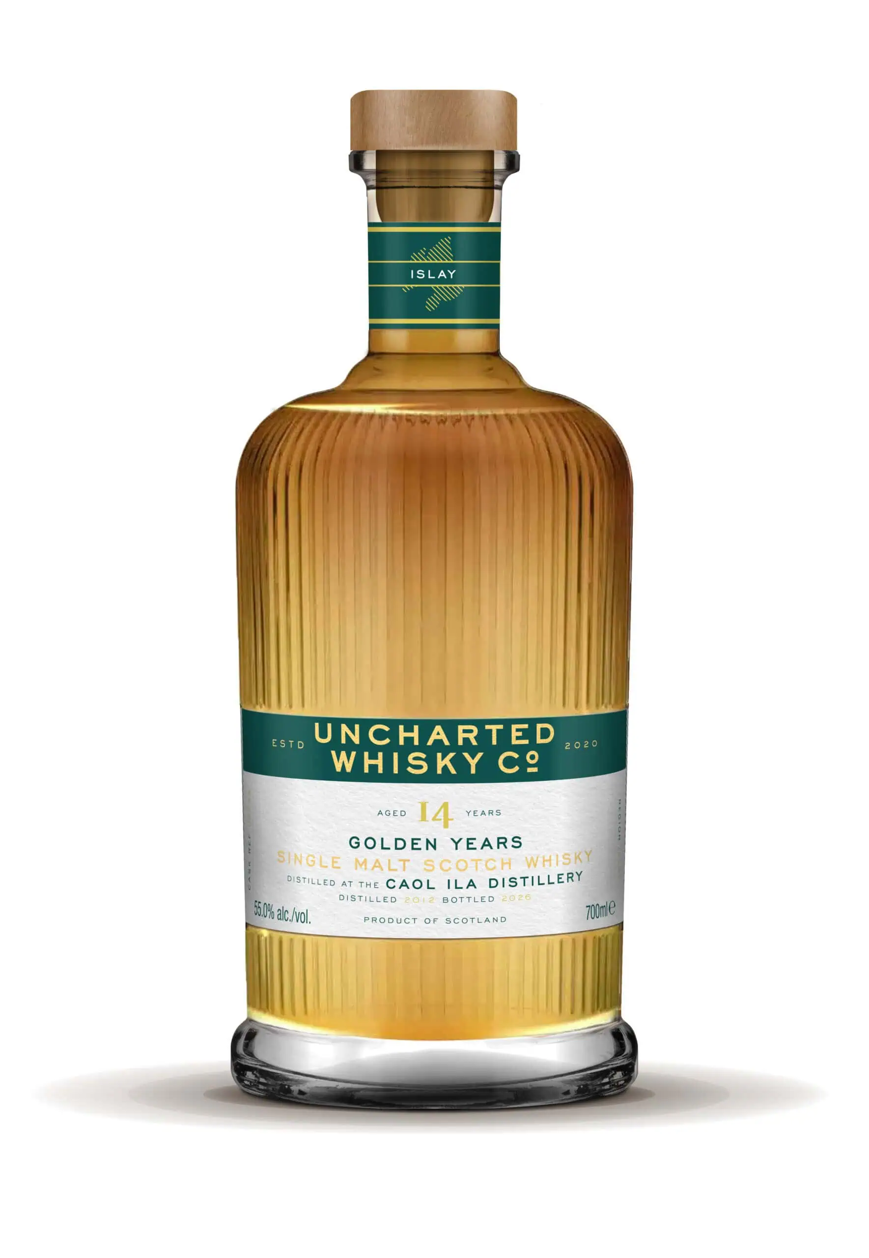 Uncharted Whisky Co – Golden Years (Caol Ila) – 14 Year Old – Tokaji Cask Finish – 55.0% ABV - Image 2