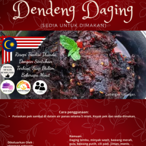 Spicy Beef Jerky – Dendeng Daging by MANNAS KITCHEN
