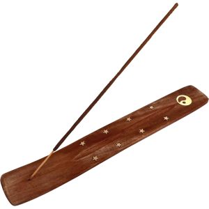 Wooden Incense Stick Stand Yin Yang