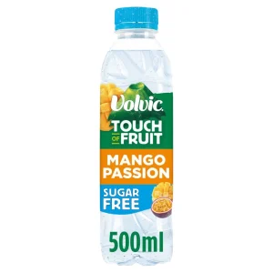 Volvic Touch of Fruit Sugar Free Mango Passion Natural Flavoured Water 500ml