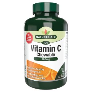 Natures Aid Vitamin C 500mg Chewable 50 tablets