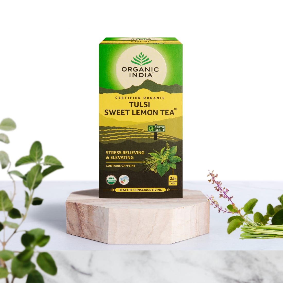 Tulsi Sweet Lemon 25 Tea Bags - Image 3