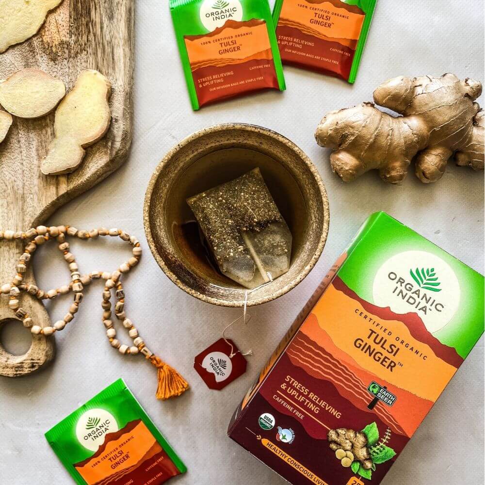 Tulsi Ginger 25 Tea Bags - Image 7