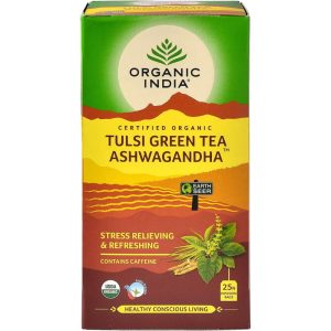 Tulsi Green Tea Ashwagandha 25 Tea Bags