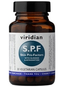 Viridian S.P.F Skin Pro-Factors – 30 Veg Caps - Image 2